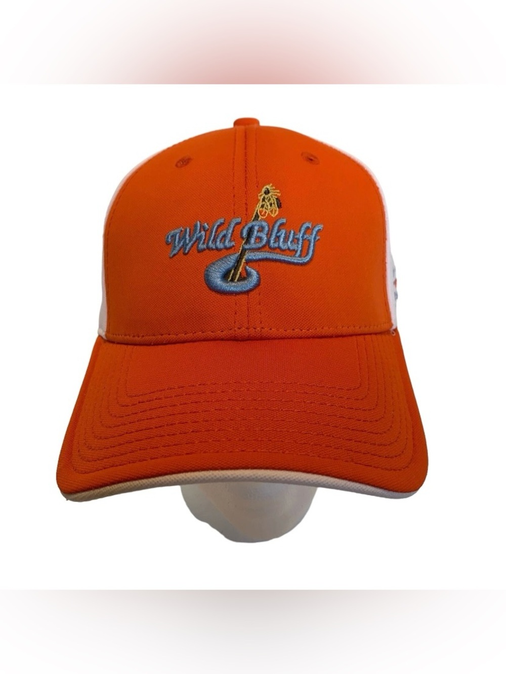 Wild Bluff Golf Bay Mills Resort Kings Club Casino Orange White Baseball Hat Cap